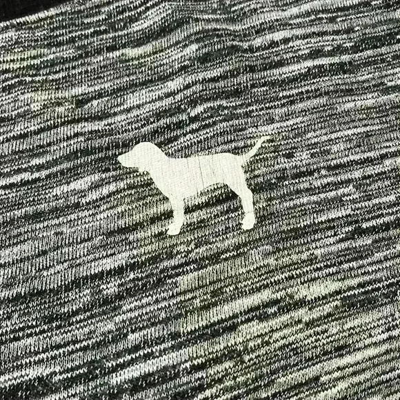 Victoria’s Secret PINK Black & Grey Pullover Size M - Picture 8 of 9